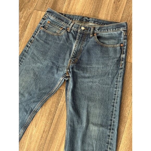 LEVI'S 505 MENS DENIM BLUE JEANS 36X34 CASUAL - WORK - LONG - Picture 2 of 9